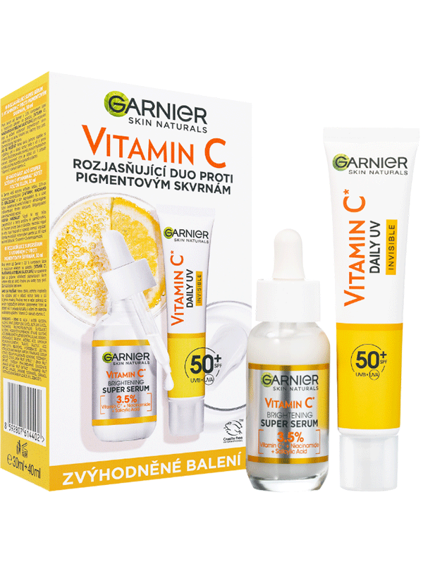 Duopack C-vitamin szuper szérum, ragyogást adó fluid SPF